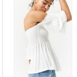 Forever 21 Smocked Flowy Top